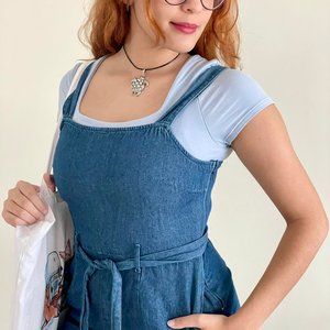 Jean-Like Jumpsuit [American Eagle]